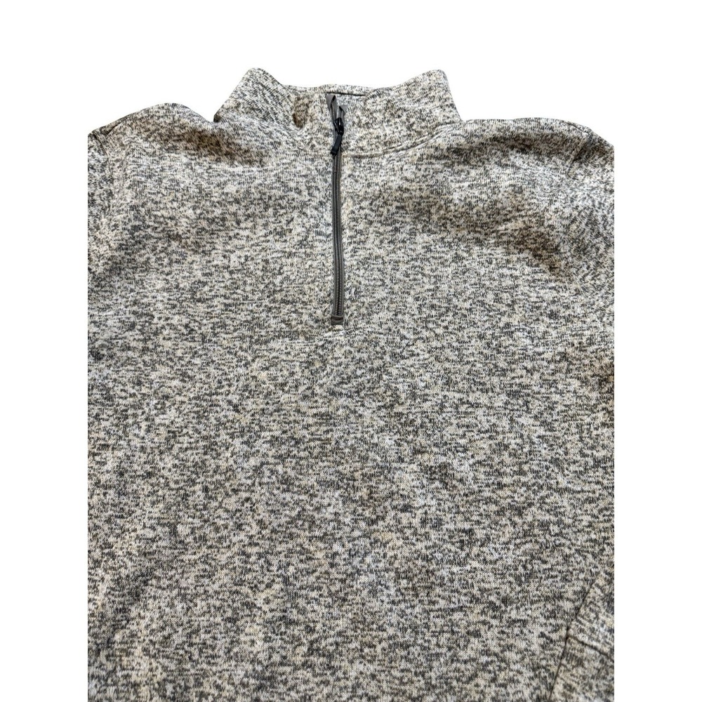 Old Navy Mens 1/4 Zip Pullover‎ Sweater Heather Gray 2XL XXL